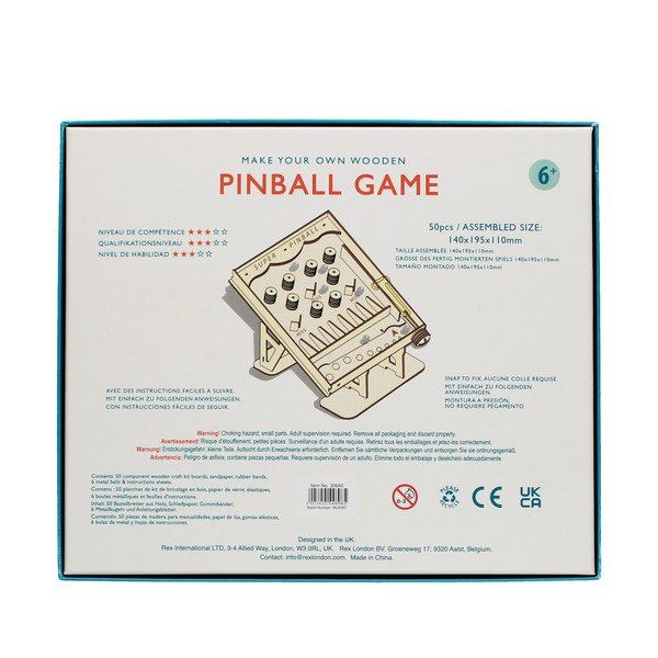 Giocattolo creativo DIY Pinball – Rex London-image-3