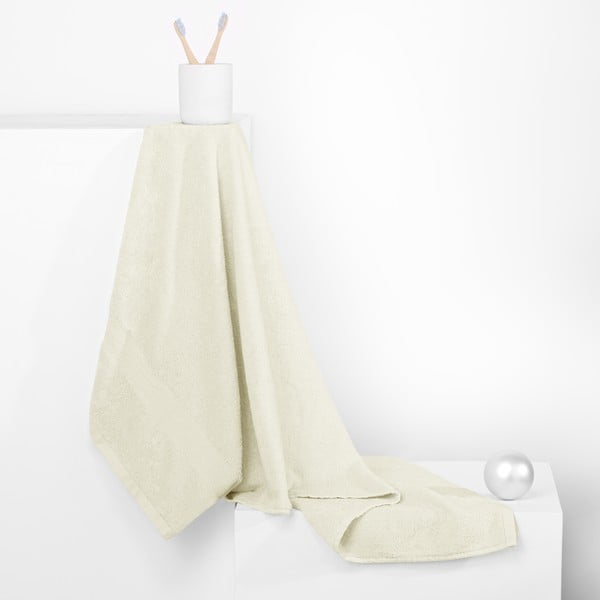 Asciugamano tipo terry color crema in cotone 30x50 cm Marina – DecoKing-image-2