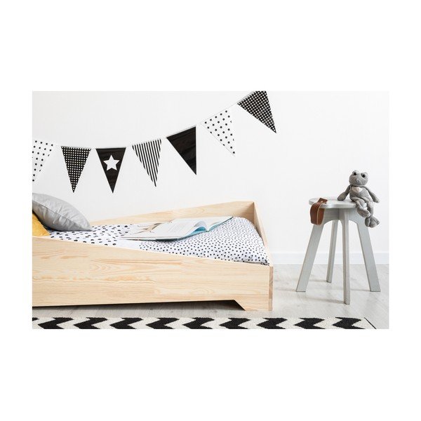 Letto per bambini in legno di pino BOX 7, 80 x 200 cm - Adeko-image-2