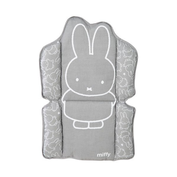 Cuscino per seggiolone grigio Miffy – Roba
