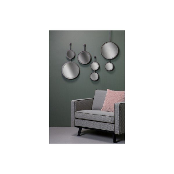 Doppio specchio rotondo da parete, lunghezza 58 cm Chain - BePureHome-image-3