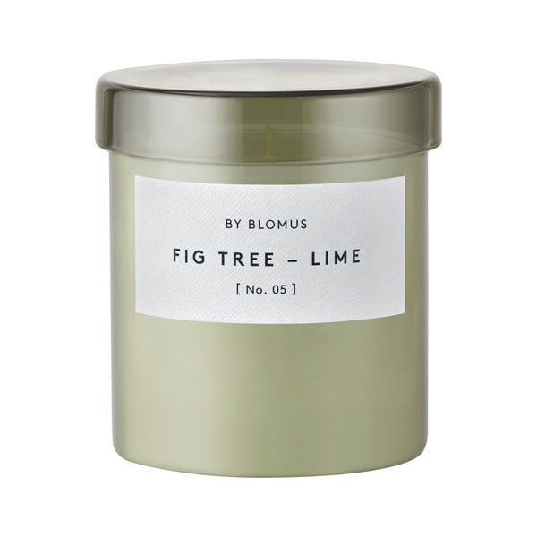 Candela in cera di soia profumata tempo di combustione 45 h Valoa Fig Tree – Lime – Blomus
