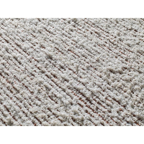 Tappeto beige in cotone tessuto a mano 120x170 cm Reimagine – Universal-image-2