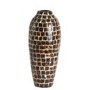 Vaso marrone in bambù (altezza totale 40 cm) Tudela – Light & Living