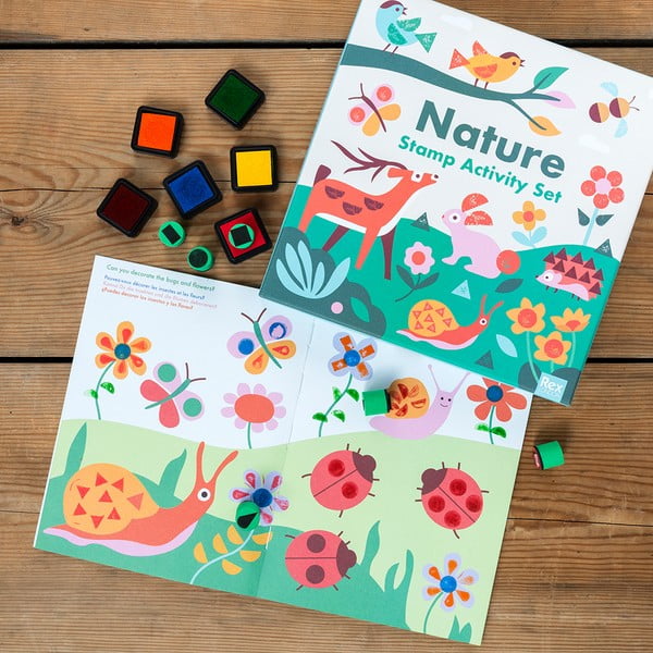 Set creativo Stamp Activity Set Nature - Rex London-image-1