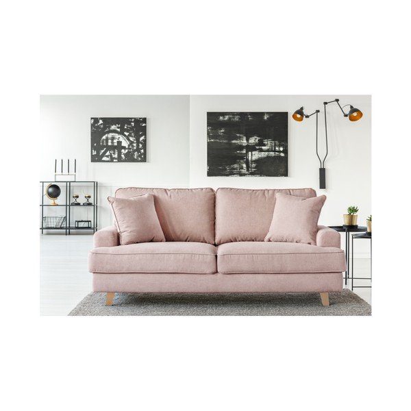 Růžová pohovka pro dva Cosmopolitan design Madrid-image-3