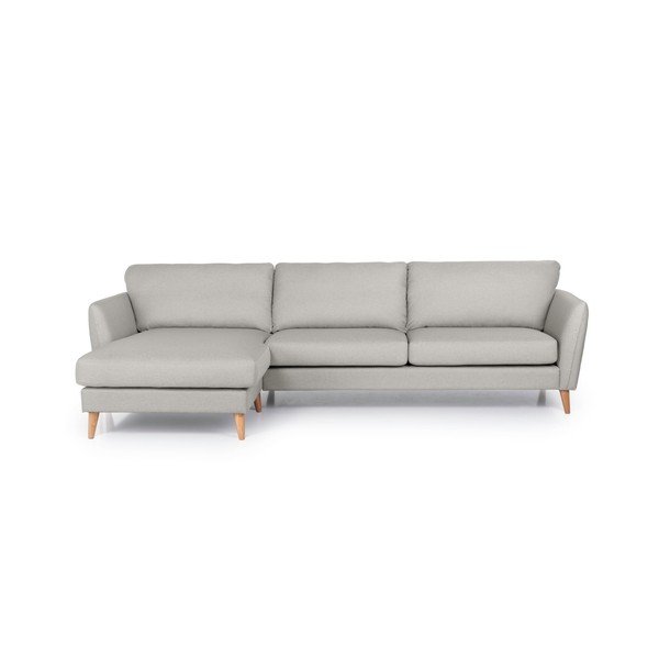 Divano angolare beige chiaro (angolo sinistro) Paris - Scandic