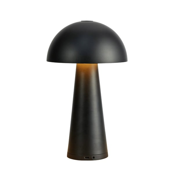 Lampada da tavolo a LED nera (altezza 26,5 cm) Fungi - Markslöjd