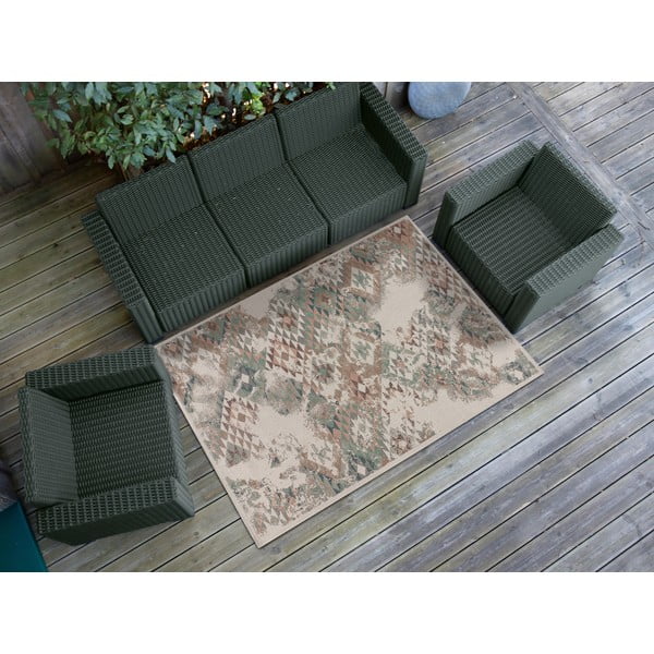 Tappeto per esterni beige 77x150 cm Breno - Universal-image-1