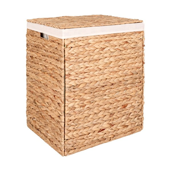 Cesta per il bucato di colore naturale in giacinto d'acqua Passo – House Nordic