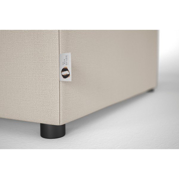 Panca pieghevole imbottita color crema , 80 cm Brady - My Pop Design-image-4