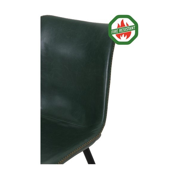 Sedia da pranzo verde Kovac - Light & Living-image-4
