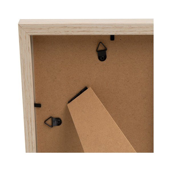 Cornice di colore naturale verticale con sostegno/da appendere 17,5x22,5 cm Sencillo – Casa Selección-image-4