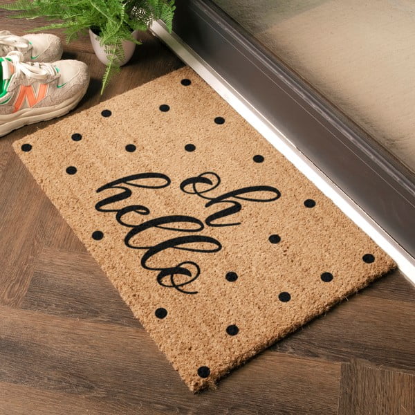 Zerbino in cocco 40x60 cm Oh Hello - Artsy Doormats-image-1