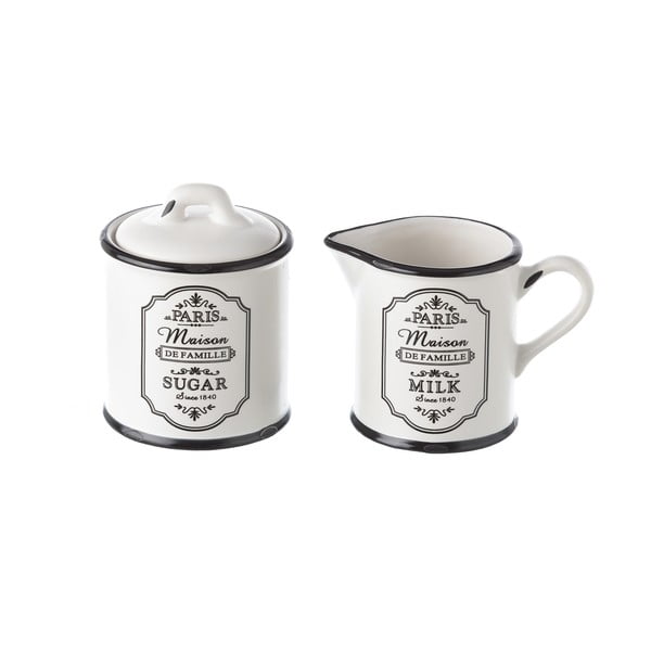 Set kameninové cukřenky a mléčenky Unimasa Paris