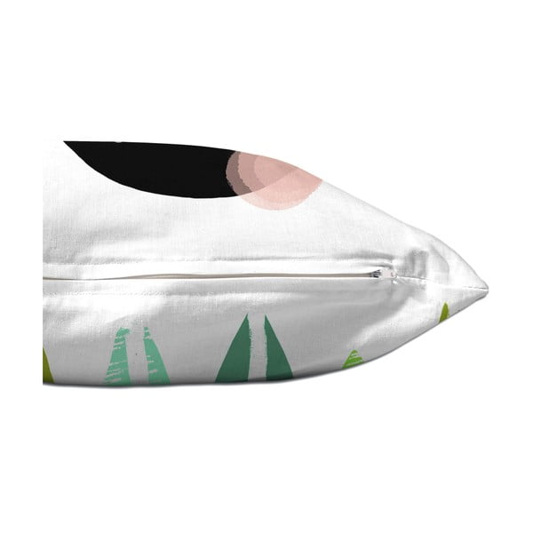 Federa reversibile in cotone, 50 x 30 cm Panda Garden - Moshi Moshi-image-4