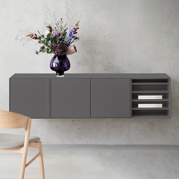 Cassettiera grigio antracite Edge by Hammel - Hammel Furniture-image-1
