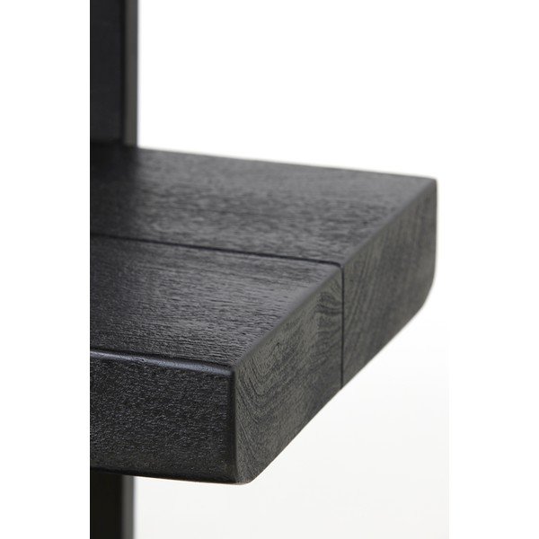 Scaffale in legno di mango nero 160x184 cm Muden - Light & Living-image-4