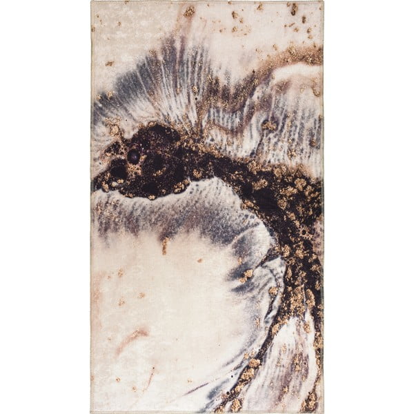 Tappeto lavabile marrone crema 230x160 cm - Vitaus