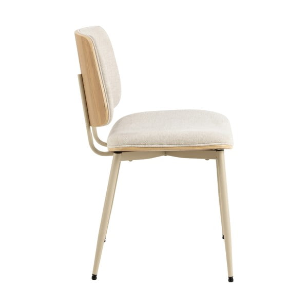 Sedia da pranzo color crema Owen - Actona-image-4