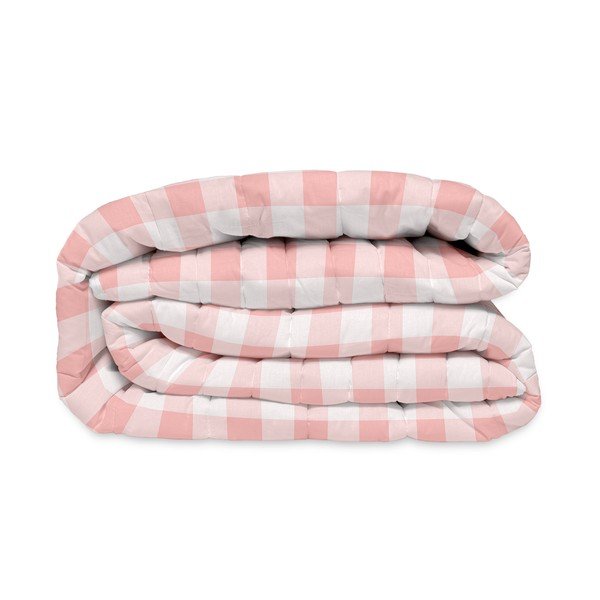 Copriletto trapuntato in cotone per bambini 100x130 cm Vichy - Happy Friday-image-4