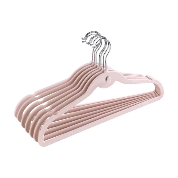 Appendini in plastica in set da 7 Flocked - Wenko-image-1
