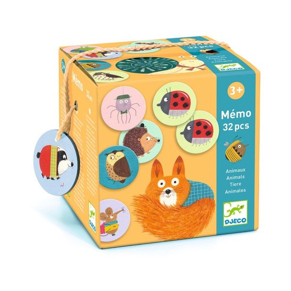 Gioco di memoria per bambini Animali divertenti - Djeco-image-1