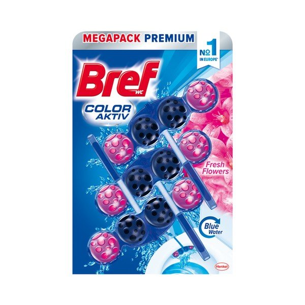 Blocco WC sospeso Bref , 9 x 50 g Blue Aktiv Flower - Unknown