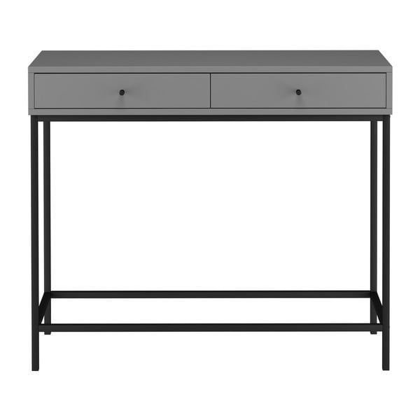 Consolle grigia 35x90 cm Celine - Støraa-image-2