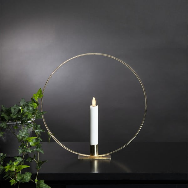 Decorazione leggera di colore oro Flamme Table - Star Trading-image-1