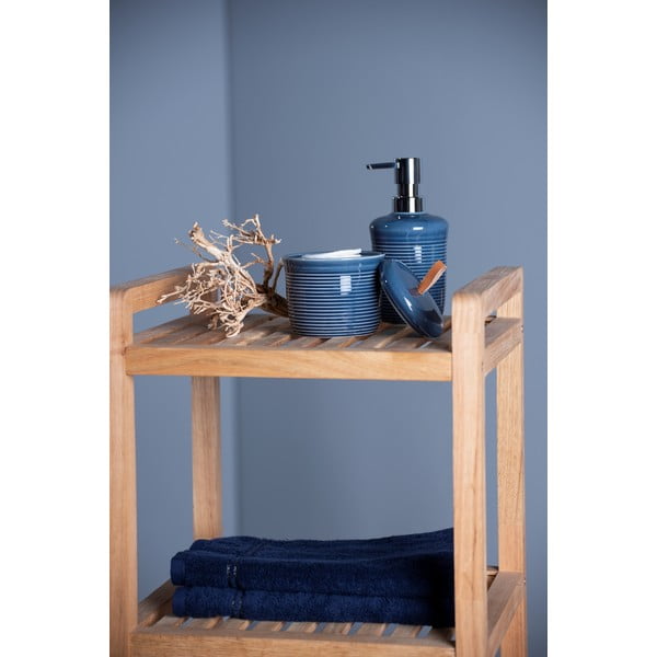 Distributore di sapone in ceramica blu Sada - Wenko-image-1