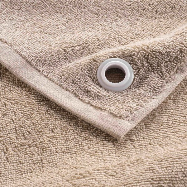 Asciugamano tipo terry beige in cotone 50x50 cm Cuistot – douceur d'intérieur-image-2