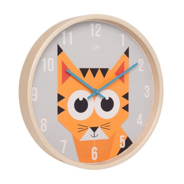 Nástěnné hodiny Present Time Geo Tiger, 30 cm-image-1