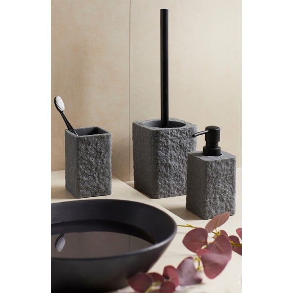 Distributore di sapone grigio scuro, 300 ml Villata - Wenko-image-1