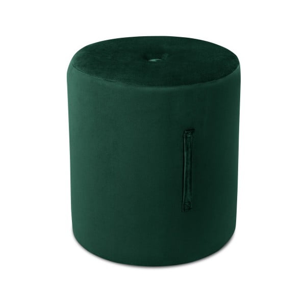 Pouf verde , ⌀ 40 cm Fiore - Mazzini Sofas