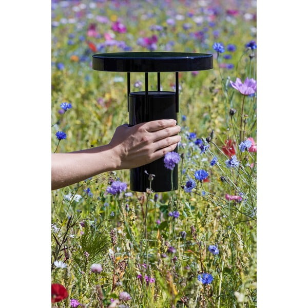 Lampada da tavolo dimmerabile a LED nera con paralume in metallo (altezza 28 cm) BringMe - Hübsch-image-1