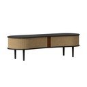 Tavolo TV marrone in rovere 140x40 cm Audacious - UMAGE