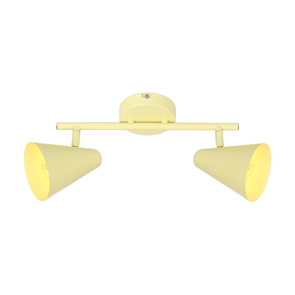 Lampada da soffitto gialla con paralume in metallo 42x10 cm Amor - Candellux Lighting