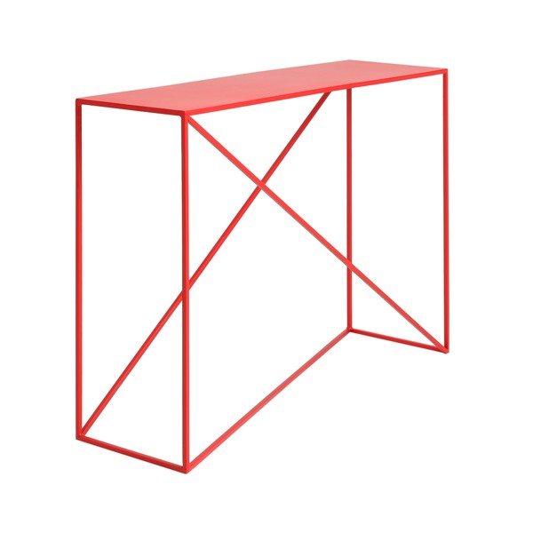 Tavolo consolle Memo di forma personalizzata rosso - CustomForm
