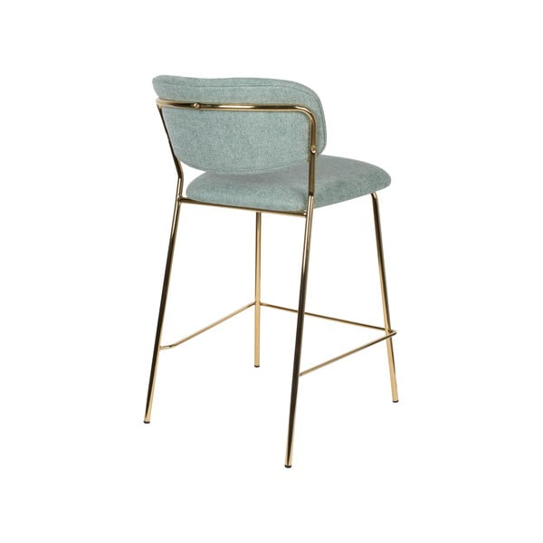 Sgabelli da bar verde chiaro in set di 2 89 cm Jolien - White Label-image-4