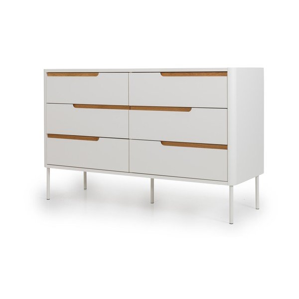 Cassettiera bianca , 130 x 83 cm Switch - Tenzo-image-3