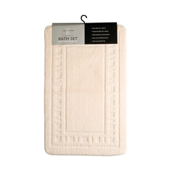 Tappetini da bagno beige in set da 2 pezzi Armoni - Catherine Lansfield-image-4