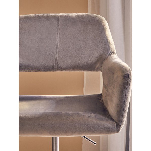 Sedia da ufficio grigia imbottito Brent – Premier Housewares-image-4