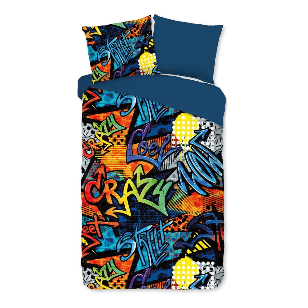 Set copripiumino e federa da bambini in microfibra per letto singolo ed esteso 140x220 cm Jeff – Good Morning | Biancheria da letto per bambini