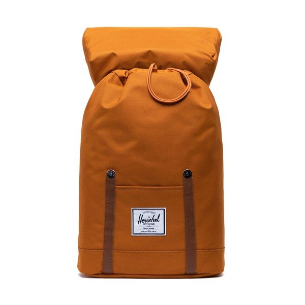 Zaino arancione con cinghie marroni , 19,5 l Retreat - Herschel-image-2
