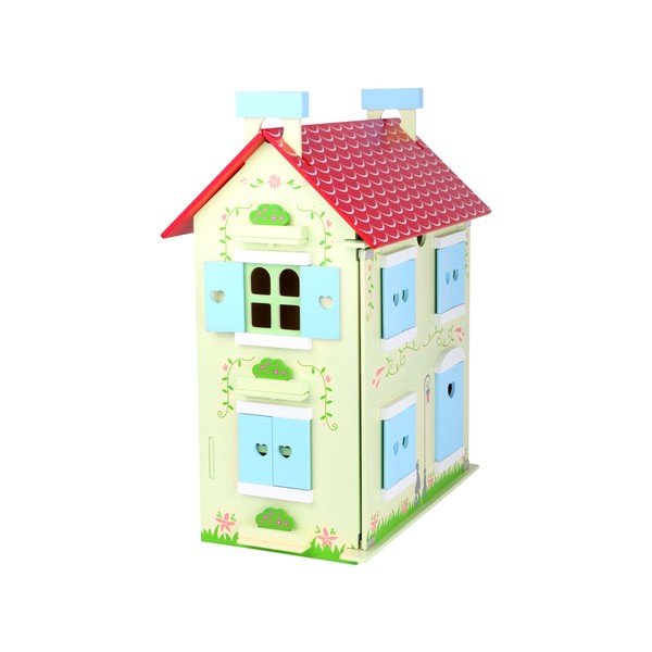 Casa delle bambole in legno con tetto rimovibile per bambole Doll - Legler-image-2