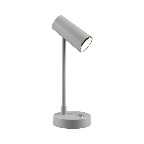 Lampada da tavolo dimmerabile a LED grigio chiaro (altezza 28 cm) Lenny - Trio-image-3