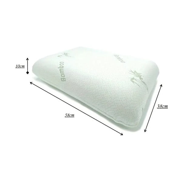 Cuscino anatomico memory foam 58x38 cm - JAHU collections-image-1