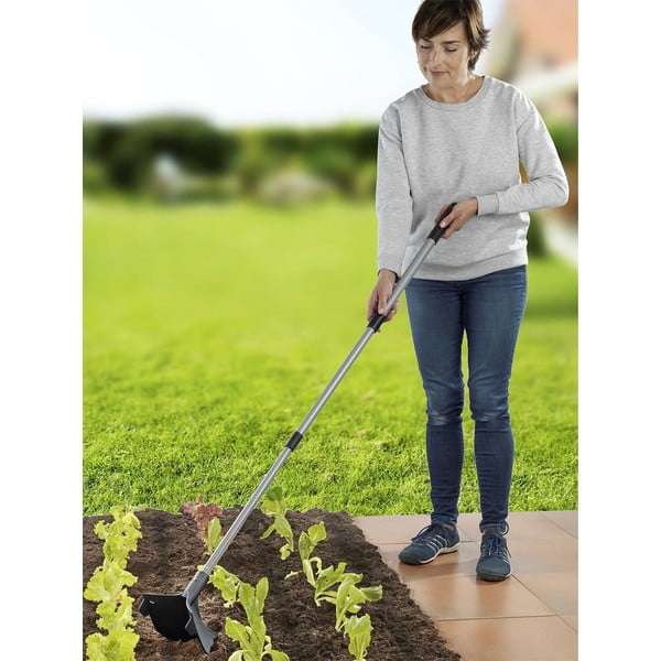 Aratro da giardino manuale con manico telescopico - Maximex-image-1