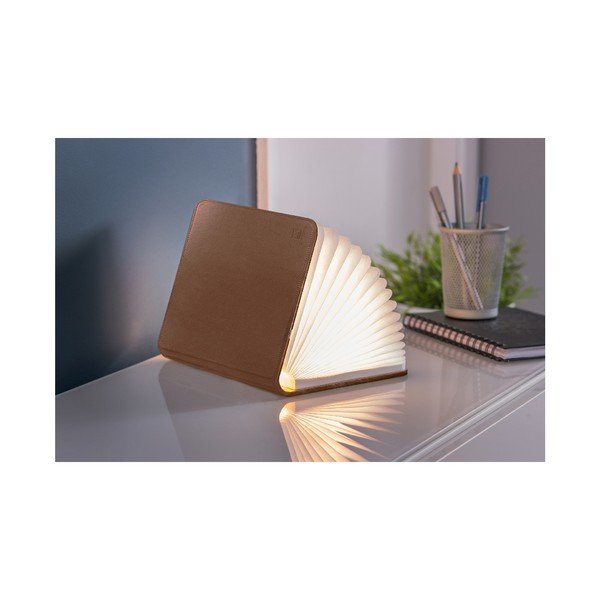 Lampada da tavolo con paralume in tessuto (altezza totale 2,5 cm) Booklight – Gingko-image-4